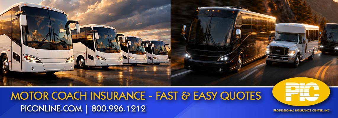 Motor Coach Bus Business Transportation Service Insurance Solutions