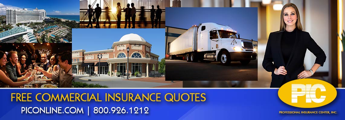 Free Commercial Insurance Quotes, Business Liability Insurance, Commercial Trucking Insurance, Professional Insurance Center