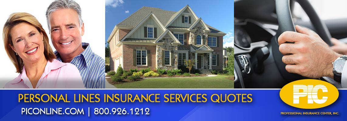 Personal Insurance Services, Homeowner Insurance Service, Auto Insurance Service, Umbrella Insurance, PIC Online
