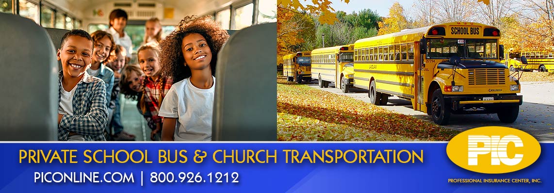 Private School Bus Transportation Insurance, School Bus Insurance, Church Bus Insurance Service